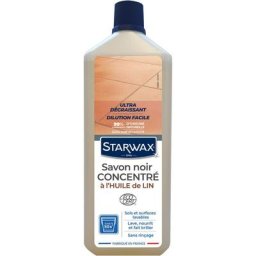Savon noir à l'huile de lin pour sols intérieurs 1L Starwax