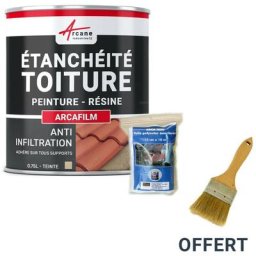 Réparation étanchéité tuile gouttière cheneau trou fissure souche cheminée ardoise ARCAFILM PACK