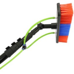 Maxblast - Manche Télescopique pour Nettoyage Fenêtres Alimenté en Eau - 6,09m - Noir
