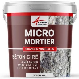 Arcane Industries - Micro mortier pour béton ciré micro-mortier beton cire - 3 kg -