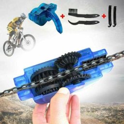 Kit de nettoyage de chaîne de vélo avec brosse et levier pour pignon, outils rapides et propres