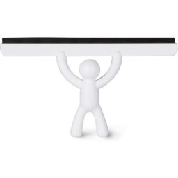 Umbra Buddy Squeegee. Raclette de douche Buddy, coloris blanc, dimension 26.7x15.9x5.1cm