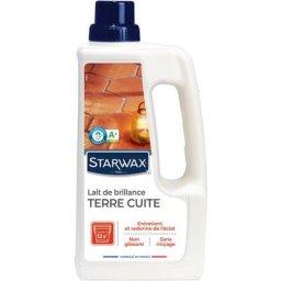 Lait de brillance pour tomettes et terres cuites 1L Starwax