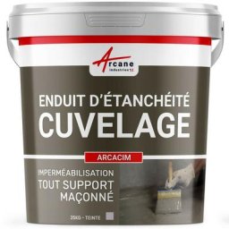 Arcane Industries - Enduit d'Etanchéité Hydrofuge - Enduit de Cuvelage pour béton, support maçonné