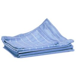 Ensemble de chiffons anti-poussière Bambou 6 pcs Bleu Aqua Laser Blue