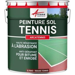 Peinture pour court de tennis béton poreux couleur ligne rénovation Anti dérapant salle de sport