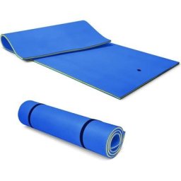 Tapis Flottant Piscine xxl en Mousse xpe 355x183cm, Matélas Flottant pour 4-6 Personnes Charge