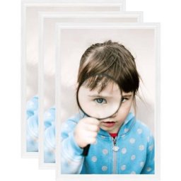 Vidaxl - Collage de cadres photo 3 pcs de mur table Blanc 42x59,4 cm mdf White