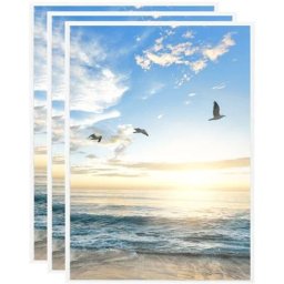 Collage de cadres photo 3 pcs de table Blanc 15x21 cm mdf Vidaxl Blanc