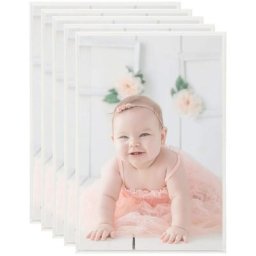 Collage de cadres photo 5 pcs de table Argenté 21x29,7 cm mdf Vidaxl Argent