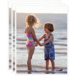 Collage de cadres photo 3 pcs au mur table Blanc 40x50 cm mdf Vidaxl White