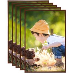 Vidaxl - Collage de cadres photo 5 pcs de mur table Bronze 50x70 cm mdf Bronze