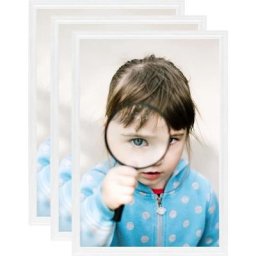 Collage de cadres photo 3 pcs de table Blanc 15x21 cm mdf Vidaxl Blanc