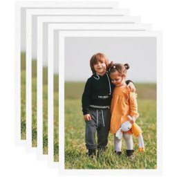 Vidaxl - Collage de cadres photo 5 pcs au mur table Blanc 42x59,4 cm mdf White