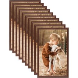 Collage de cadres photo 10 pcs de table Marron 13x18 cm MDF vidaXL - Marron