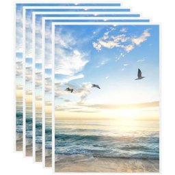 Collage de cadres photo 5 pcs de table Blanc 15x21 cm mdf Vidaxl Blanc