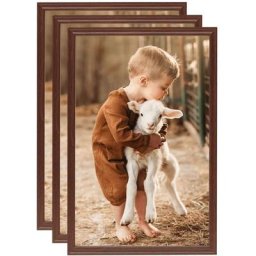 Vidaxl - Collage de cadres photo 3 pcs de mur table Marron 70x90 cm mdf Brown