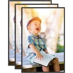 Vidaxl - Collage de cadres photo 3 pcs au mur table Noir 70x90 cm mdf Black