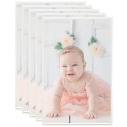 Collage de cadres photo 5 pcs de table Argenté 10x15 cm mdf Vidaxl Argent