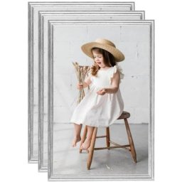 Vidaxl - Collages de cadres photo 3 pcs au mur table Argenté 59,4x84 cm Silver