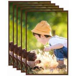 Vidaxl - Collage de cadres photo 5 pcs de mur table Bronze 70x90 cm mdf Bronze