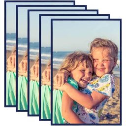 Vidaxl - Collage de cadres photo 5 pcs de mur table Bleu 42x59,4 cm mdf Blue
