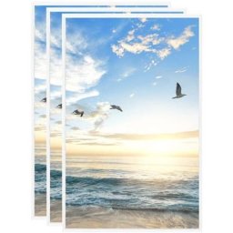 Collage de cadres photo 3 pcs de table Blanc 10x15 cm mdf Vidaxl Blanc