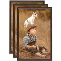 Vidaxl - Collage de cadres photo 3 pcs au mur table Noir 59,4x84 cm mdf Black