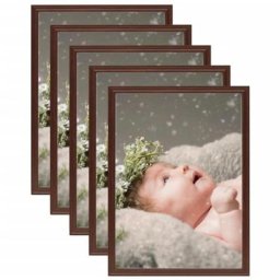 Collage de cadres photo 5 pcs de table Rouge foncé 13x18 cm vidaXL - Rouge