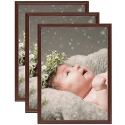 Collage de cadres photo 3 pcs de table Rouge foncé 15x21 cm Vidaxl Rouge