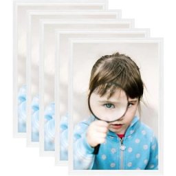 Collage de cadres photo 5 pcs de table Blanc 18x24 cm mdf Vidaxl Blanc