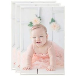 Collage de cadres photo 3 pcs de table Argenté 10x15 cm mdf Vidaxl Argent