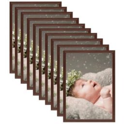 Collage de cadres photo 10 pcs de table Rouge foncé 10x15 cm Vidaxl Rouge