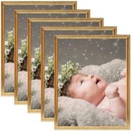 Vidaxl - Collage de cadres photo 5 pcs de mur table Doré 70x90 cm mdf Doré