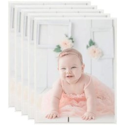 Vidaxl - Collage de cadres photo 5 pcs de mur table Argenté 40x50 cm mdf Silver