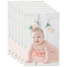 Vidaxl - Collage de cadres photo 5 pcs de mur table Argenté 28x35 cm mdf Silver