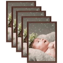 Collage de cadres photo 5 pcs de table Rouge foncé 10x15 cm Vidaxl Rouge
