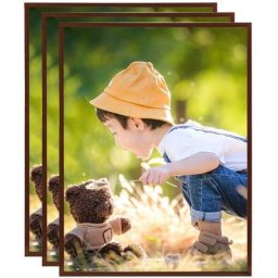 Vidaxl - Collage de cadres photo 3 pcs de mur table Bronze 50x60 cm mdf Bronze