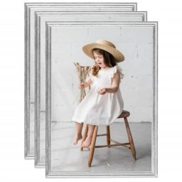 Collage de cadres photo 3 pcs de table Argenté 15x21 cm mdf Vidaxl Argent