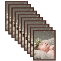 Collage de cadres photo 10 pcs de table Rouge foncé 13x18 cm Vidaxl Rouge