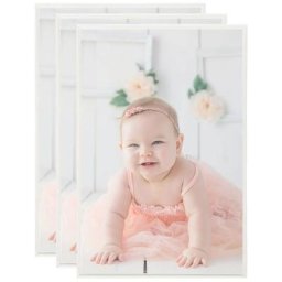 Vidaxl - Collage de cadres photo 3pcs de mur table Argenté 59,4x84cm mdf Silver