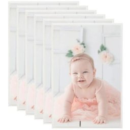 Vidaxl - Collage de cadres photo 5pcs au mur table Argenté 59,4x84cm mdf Silver