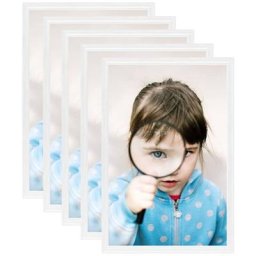 Collage de cadres photo 5 pcs de table Blanc 13x18 cm mdf Vidaxl Blanc