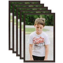 Collage de cadres photo 5 pcs de table Noir 20x25 cm mdf Vidaxl Noir