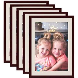 Vidaxl - Collage de cadres photo 5 pcs de mur table Rouge foncé 70x90 cm Red