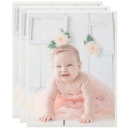 Vidaxl - Collage de cadres photo 3 pcs au mur table Argenté 50x60 cm mdf Silver