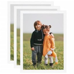 Collage de cadres photo 3 pcs de mur table Blanc 50x70 cm MDF vidaXL - White