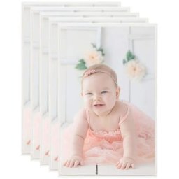 Collage de cadres photo 5 pcs de table Argenté 13x18 cm mdf Vidaxl Argent