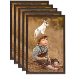 Vidaxl - Collage de cadres photo 5 pcs au mur table Noir 59,4x84 cm mdf Black
