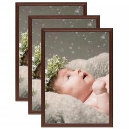 Collage de cadres photo 3 pcs de table Rouge foncé 10x15 cm Vidaxl Rouge